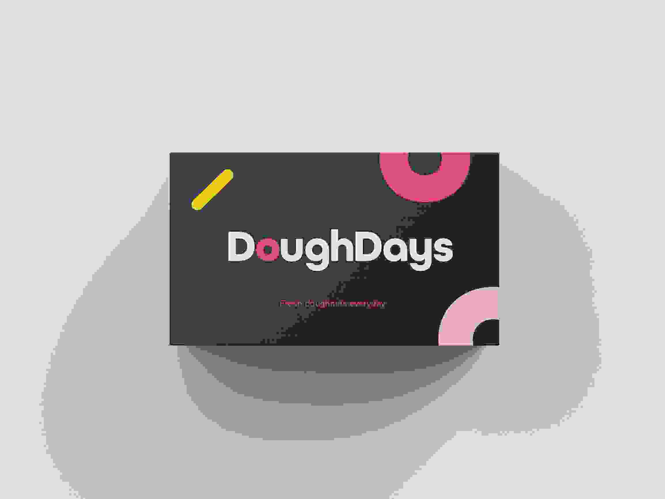 Doughdays business card design